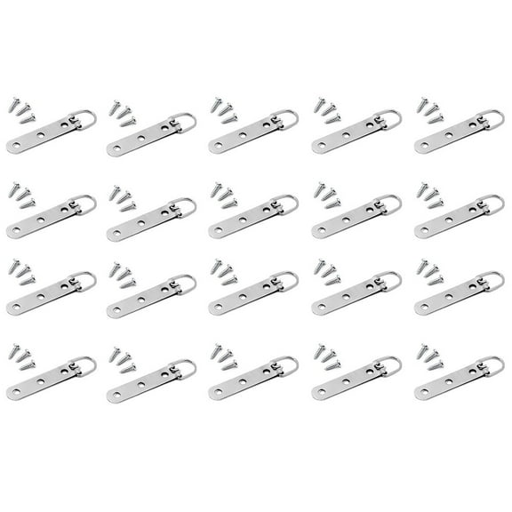 20-Pack Picture Hooks For Heavy Objects With Screws For Photos Artwork Clocks Smile Home