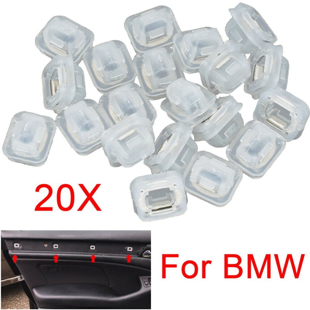 20 Pack Plastic Door Trim Clips for BMW 3 Series E46 E90 E91 E92 E93 E53