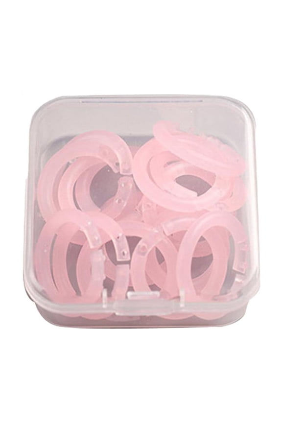 20-Pack Plastic Loose Leaf Rings, 15mm Multi-Color Flexible Book Rings for Organizing Cards, Documents, Swatches, School Supplies, Binders, and Keychains, 5 Assorted Colors
