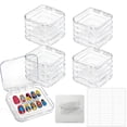 20 Pack Press on Nail Packaging Kit - Clear Press on Nail Boxes with ...