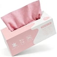 thumbnail image 1 of 20-Pack Pull-Out Cleaning Cloths, Absorbent Microfiber Cleaning Rags, Lint-Free Streak Reusable Towels for Car Home Kitchen, Easy-Access Dispenser Box (Pink), 1 of 6