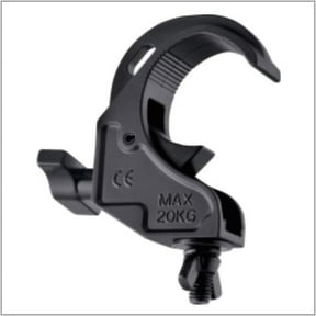 20-Pack Quick Snap Clamp for 48-51mm Trussing Tube Load 20kg Truss Lighting Clamps Cold Spark Machine Hook Led Par Coupler Stage Rigging