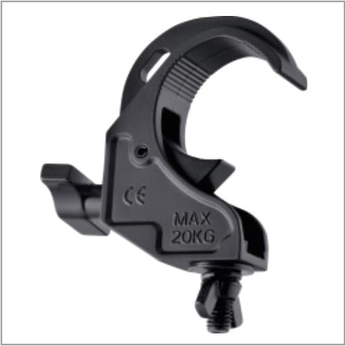 20-Pack Quick Snap Clamp for 48-51mm Trussing Tube Load 20kg Truss Lighting Clamps Cold Spark Machine Hook Led Par Coupler Stage Rigging