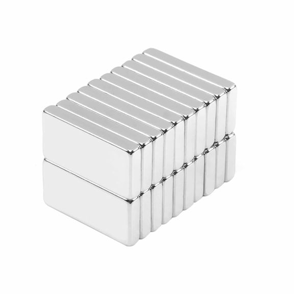 20 Pack Rectangular Strong Rare Earth Magnets for Diy Crafts Science Projects (20mm x 10mm x 2mm), by Bradem