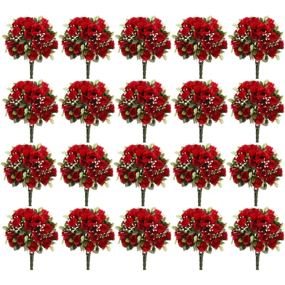 20 Pack: Red Rose Bush Classic Traditions by Ashland
