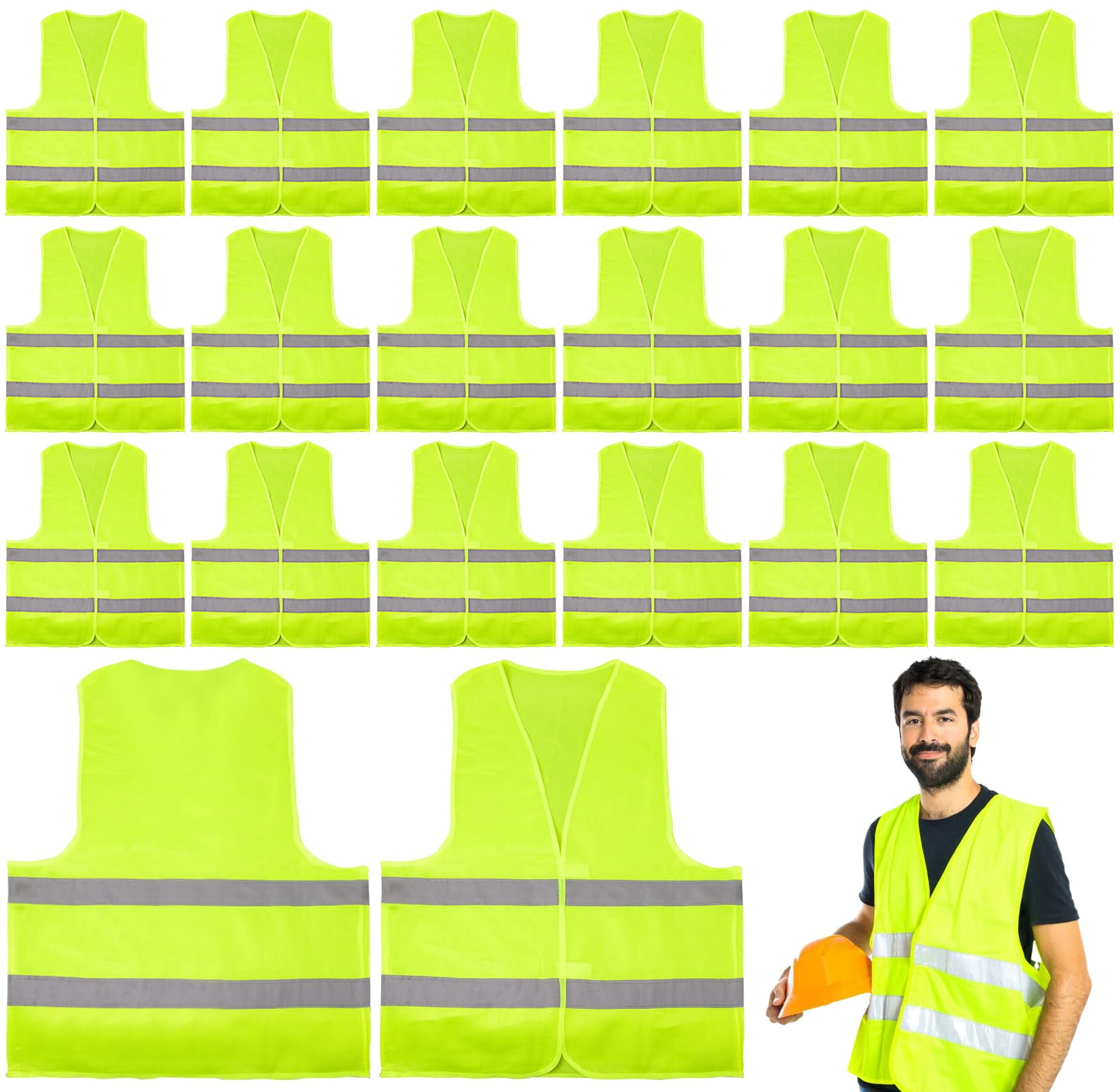 Reflective Mesh Safety Vest For Men Women With 5 Togo