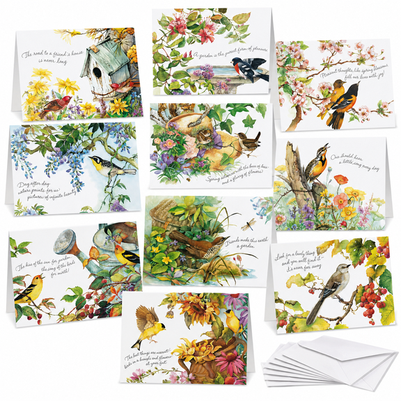 20 Pack Religious Thinking of You Greeting Cards with Envelopes, 5" x 7" Inspirational Encouragement Cards for Friends and Family