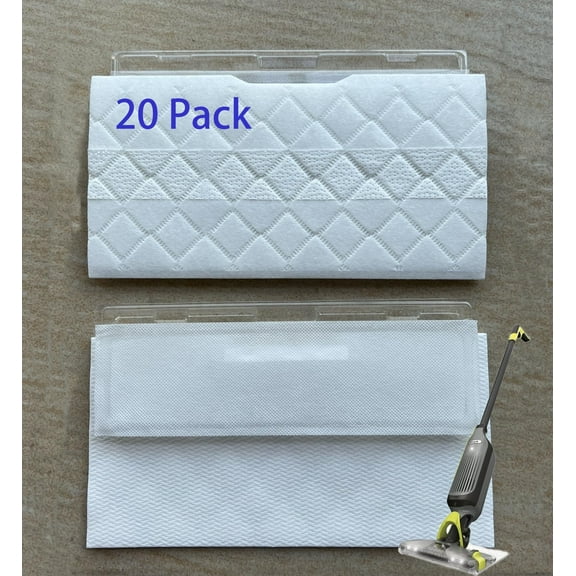 20 Pack Replacement Mop Pad for Shark VACMOP VM252 VM200 VM190 Disposable Pad Refills