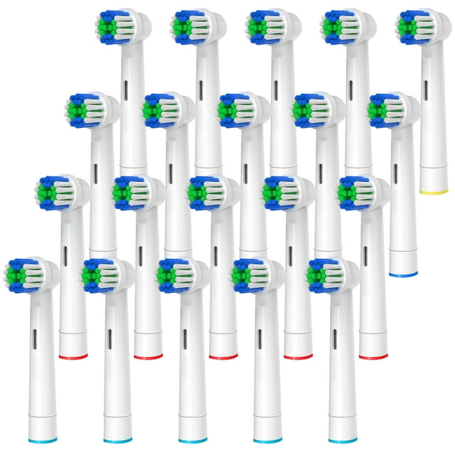 20 Pack Replacement Toothbrush Brush Heads for Braun Oral-b Vitality Clean