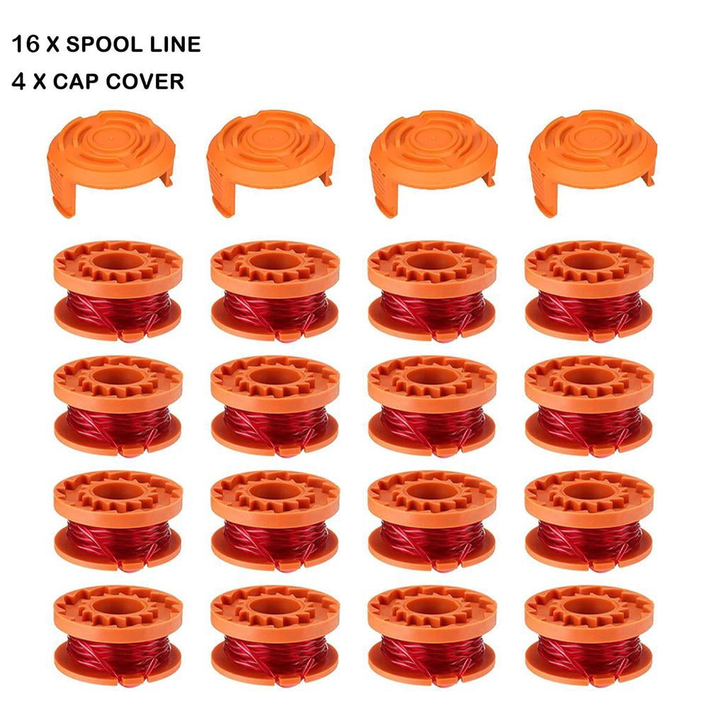 20 Pack Replacement Trimmer Spool Line for Worx WA0010 – 10 ft 0.065 ...
