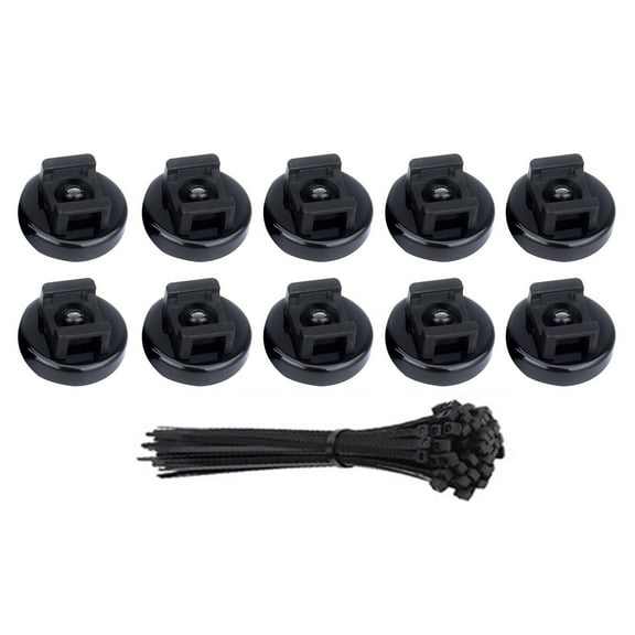20 Pack Reusable Cord Clip Builts In Strong Magnets for Tidying Cable Storage On Metal Surfaces Daily Use