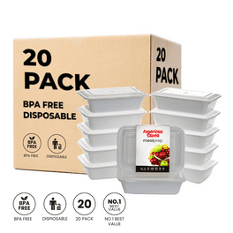 lamsexx 80 Pcs Small Meal Prep Containers,50Pcs (26 OZ/750ML) Small Food  Storage Containers with Lids and 30Pcs Forks, Lunch Containers,Freezer/Dishwasher  Safe 