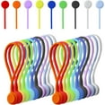 thumbnail image 1 of 20 Pack Reusable Silicone Magnetic Cable Ties - Twist Ties for Home/Office Cord Wrap, Cable Organizer, Magnetic Cord Holder, Cable Organizer and Fridge Magnets, 1 of 4
