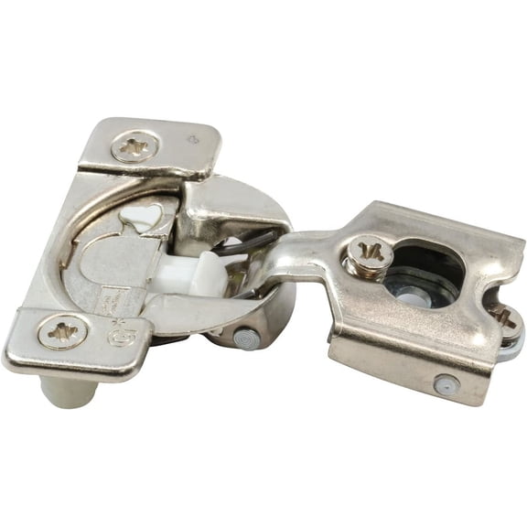 20 Pack Rok Hardware Grass TEC 108 Degree 1/2" Overlay Soft Close Press in Compact Wrap Mount Cabinet Hinge 02824A-15 3-Way Adjustment 42mm Screw Hole Pattern