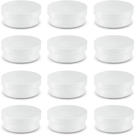 20-Pack Round Clear Frosted Plastic Bead Storage Containers  2.6"x1" Each w/ Screw Top Lids  Stackable, Airtight, 50ml Capacity  For Beads/Jewelry/Makeup/Pills/Small Items