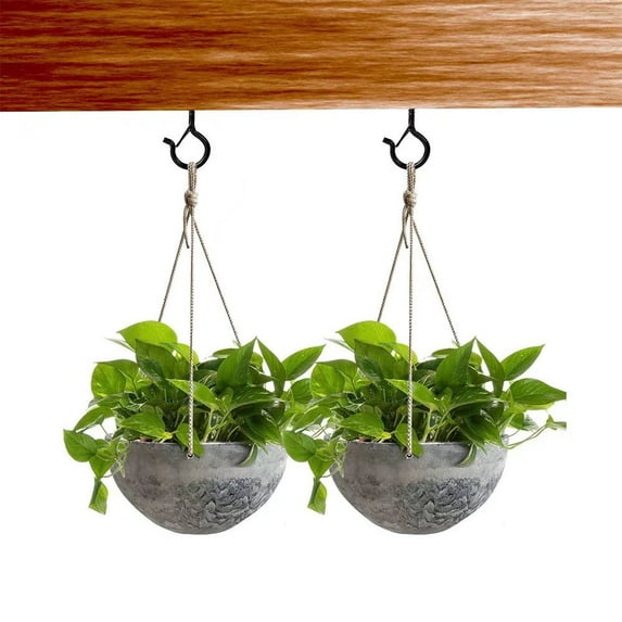 20 Pack Screw Hooks for Cup Hooks Ceiling Outdoor String Lights, Outdoor Hooks for Light Eye Hooks Screw-in Hooks Hanging Plants & Flower Baskets