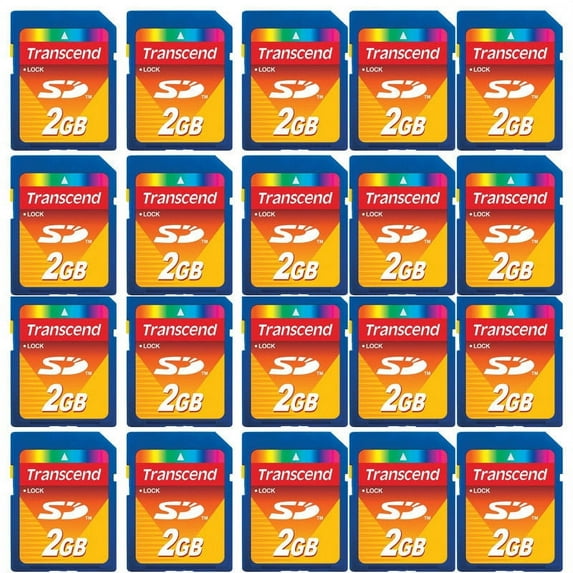 20 Pack Secure Digital SD 2GB 2 GB Memory Card
