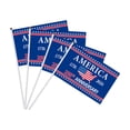 thumbnail image 1 of 20 Pack Small American Flags on Stick American Anniversary flag Handheld Flag for Outside,4th of July Independence Day Patriotic Signs Hand Held Flags for Room House Welcome Lawn Backdrop Parade, 1 of 2