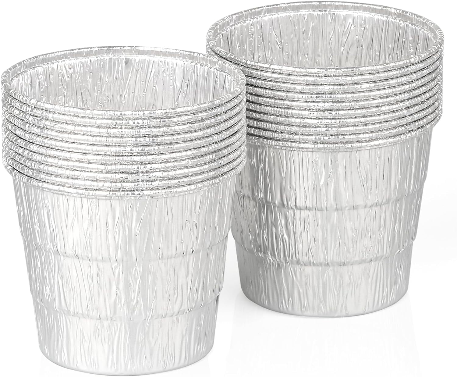 20 Pack Smoker Bucket Drip Foil Liner Tray for Catching Grease