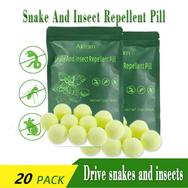 20 Pack Snake Away Repellentes for Outdoors, Snake Be Gone for Yard
