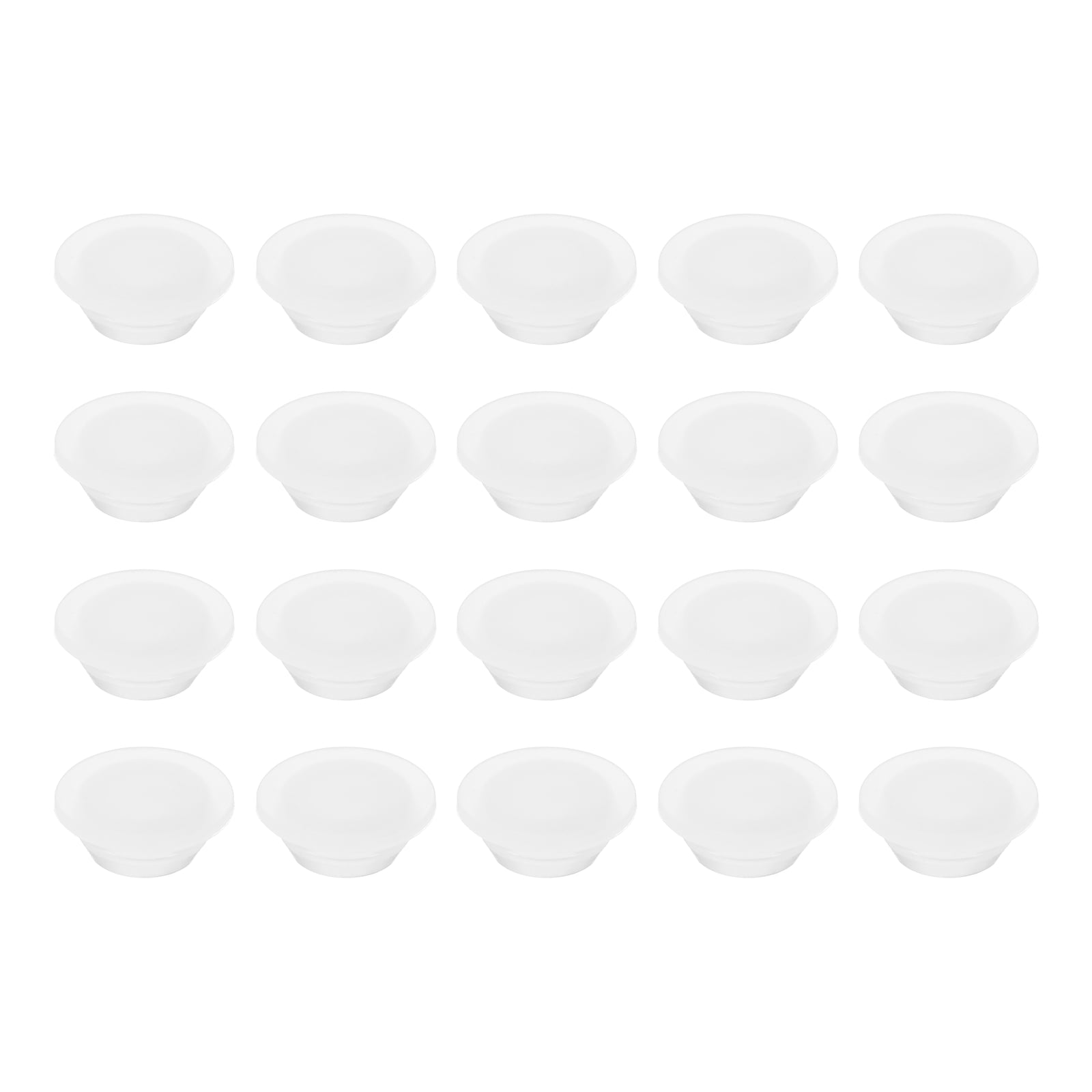 20 Pack Snug Plugs, Rubber Hole Plugs Round Soft Flexible Stopper Fit ...