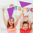 thumbnail image 1 of 20 Pack Solid Purple Flag Small Mini Plain Purple DIY Flags On Stick,Party Decorations for Parades,Grand Opening,Kids Birthday,Party Events Celebration,7.9 x11.8 inchs,15.8 inchs, 1 of 4