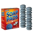 thumbnail image 1 of 20 Pack Steel Wool Soap Pads - Metal Cleaning Pads Dishes, Pots, Pans, Ovens - Pre-Soaped Easy of Tough Kitchen Grease Oil, 1 of 3