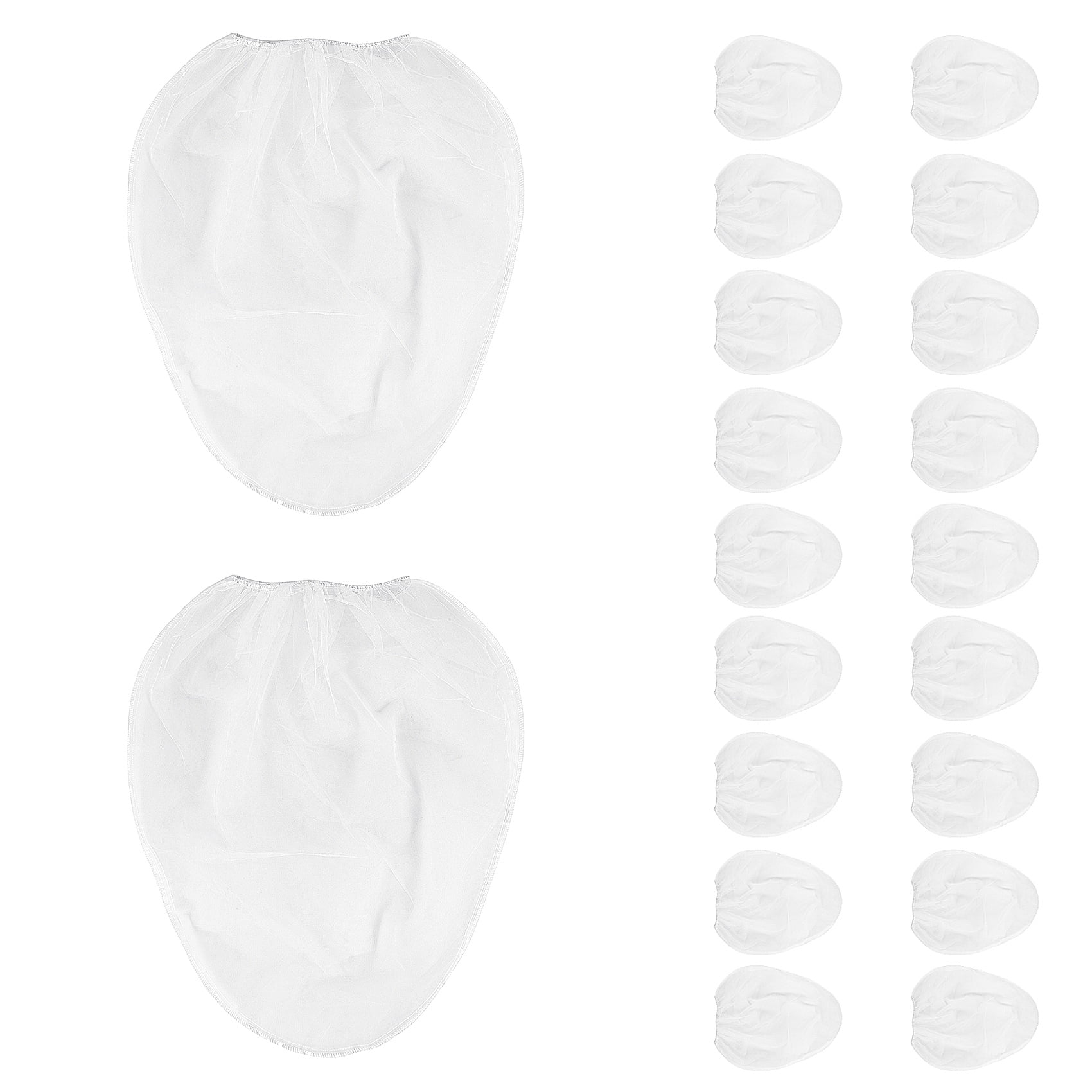 20 Pack Strainer Bag, 5 Gallon Paint with Elastic Top Opening White