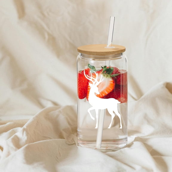 20 Pack Sublimation Glass Tumblers with Bamboo Lids - 16oz Borosilicate Glass Tumblers for Beer, Juice, Soda, Iced Coffee, Drinks