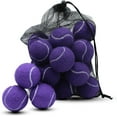 thumbnail image 1 of 20 Pack Training Tennis Balls, High Elasticity Practice Balls for Beginner, with Mesh Carry Bag, 1 of 7