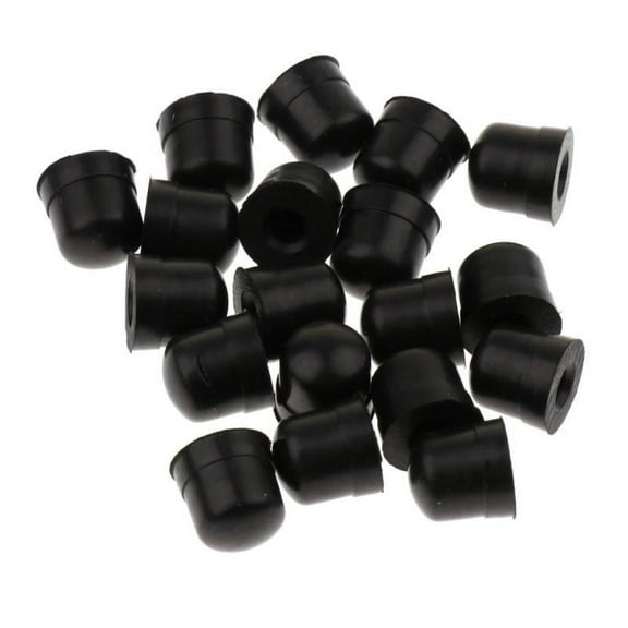 20 Pack Trombone Slide Bow Rubber End Tip Bumper for Trombone Repair Accessories