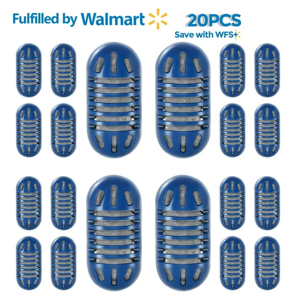20-Pack UHE-HDC4 Cartridge for Vicks and Homedics Demineralization Cartridge for Ultrasonic Humidifiers, Filter Mineral Deposits, Prevents Hard Water Build-Up, Eliminates White Dust