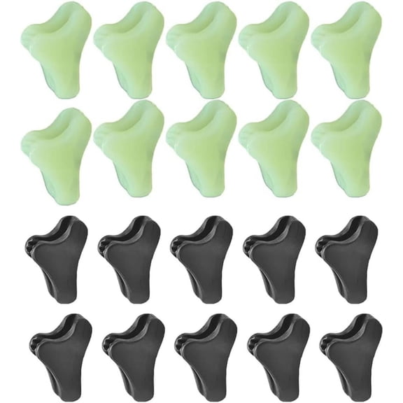 20 Pack Ultralight Guyline Tensioners Tent Rope Tensioner Guy Line Tightener Adjuster Fluorescent Buckles Fastener for Utility Rope Shelter Canopy Tarp Paracord Ropes Tie Down Rope
