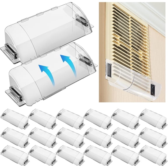 20 Pack Vent Air Deflector Adjustable 9" To 15.5" For Ceiling Wall Floor Registers