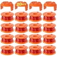 20 Pack WA0010 Replacement Line Spool Compatible with Worx Trimmer, 0. ...