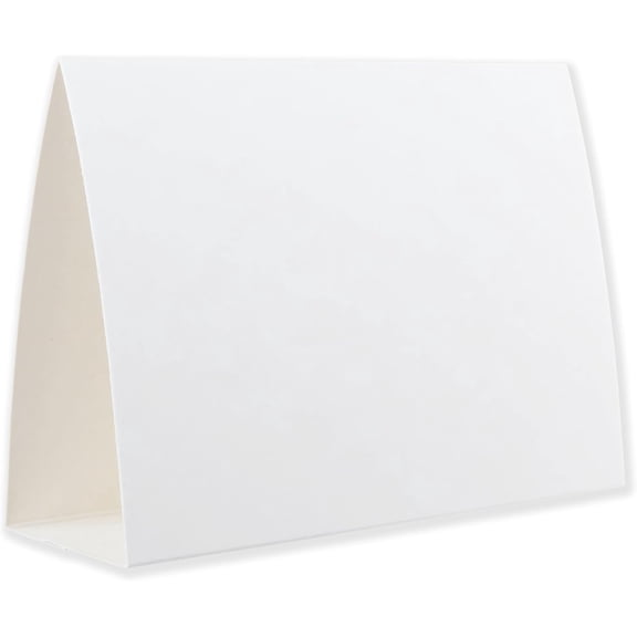 20 Pack White Blank Table Place Cards - Name Card for Weddings, Tent Signs Food, Tags Party Buffet, Reserved Seating Event, Setting
