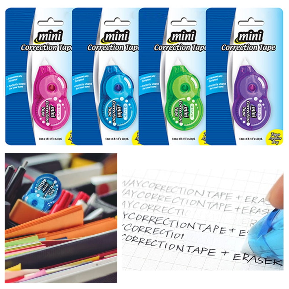 20 Pack White Ink Out Correction Tape Eraser Proof Office School Paper
