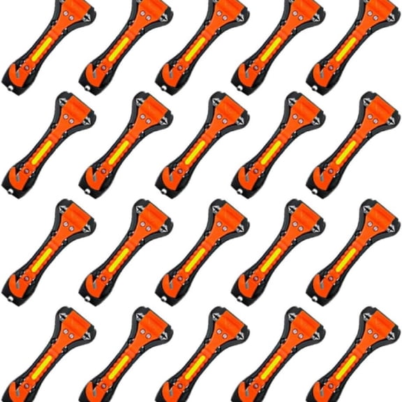 20 Pack Window Breaker and Seat Belt Cutter, Emergency Escape Tool Safety Hammer, Life Saving Survival Kit