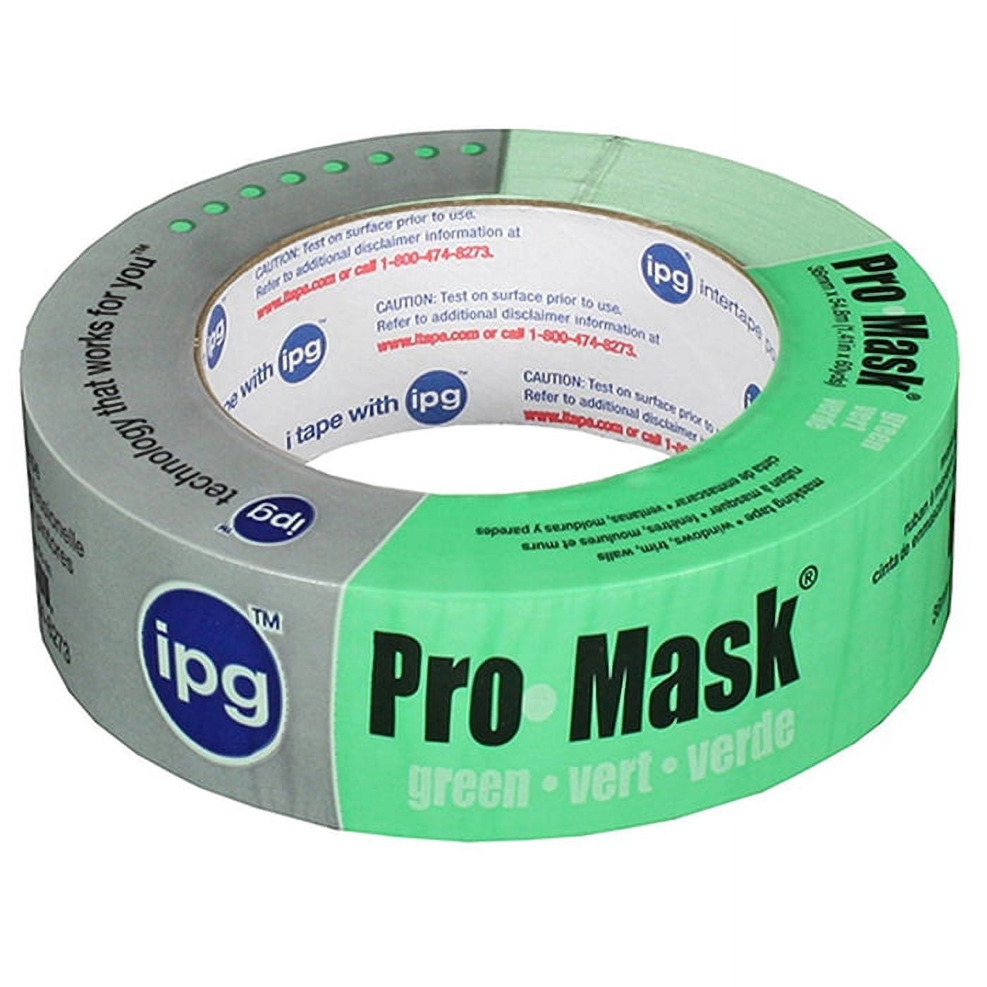 20-Pack of 1.41” x 60 yds Intertape 584 ProMask Green 8-Day Painter’s Masking Tape