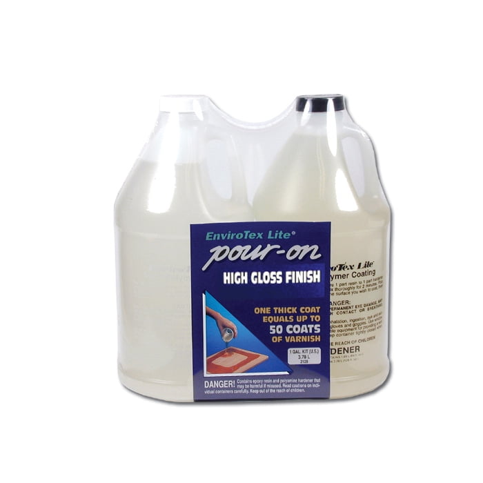 Picture of 20-Pack of 1 gal Environmental Technology 2128 Clear Envirotex Lite Pour-On High Gloss Finish ...