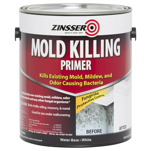 20-Pack of 1 gal Zinsser 276049 White Mold Killing Primer Water-Based Mold Killing Primer