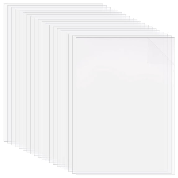 20 Packs 0.25mm Clear PET Sheet A4 Size 11.8x8.2inch Waterproof Replace Film for Picture Frame Dust Visible Plastic Sheet for Table Signs Display Cover Sign Blanks Protector 20pcs