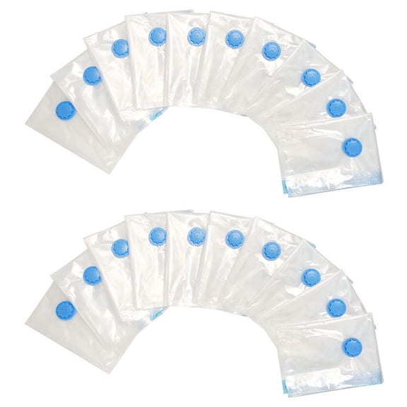 20 Packs 70X50 Vacuum Compressed Storage Saving Clothes Space Saver Seal Bags