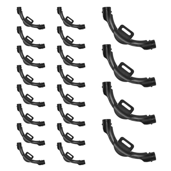20 Packs 90 Degree PEX Tubing Bend Support for 1/2 Inch PEX Pipes, Rust Resistant Clamps with Nail Tab for Easy Installation