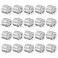 thumbnail image 1 of 20 Packs Aluminum Spacer 5mm Bore 10mm OD, 9mm Length Screw Standoff Bushing Plain Finish Round Spacer, 1 of 5