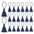 thumbnail image 1 of Uxcell 20 pack Bookmark Tassels 4.3 inch Hanging Loop Small Tassels Soft Mini Tassels, Navy Blue, 1 of 7