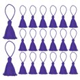 thumbnail image 1 of Uxcell 20 pack Bookmark Tassels 4.3 inch Hanging Loop Small Tassels Soft Mini Tassels, Violet-blue, 1 of 7