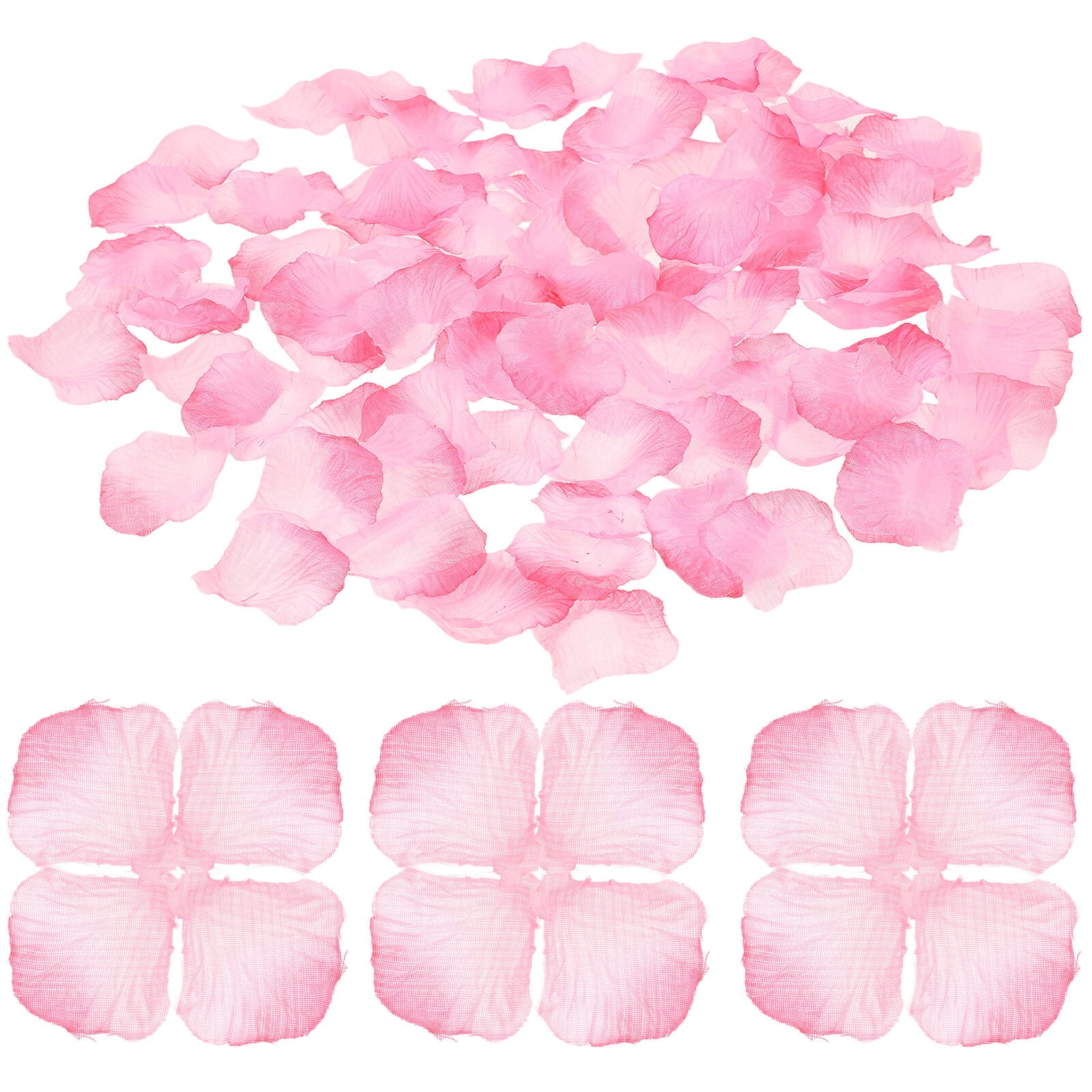 20 Packs Decorative Petals Decor Vase Party Rose Petals Artificial Rose ...