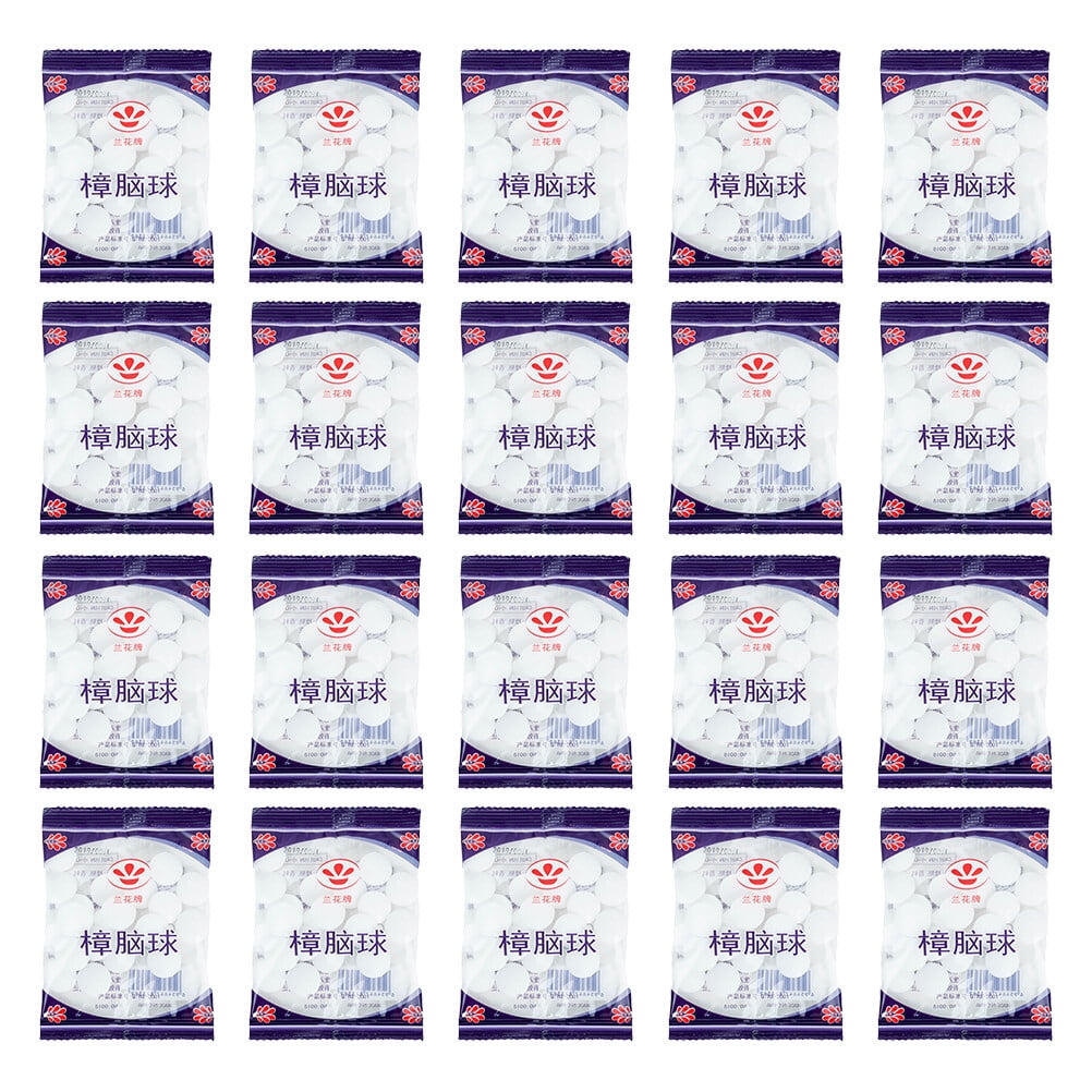 20 Packs Household Mothballs Mildewproof Pills Insect Repellent Balls