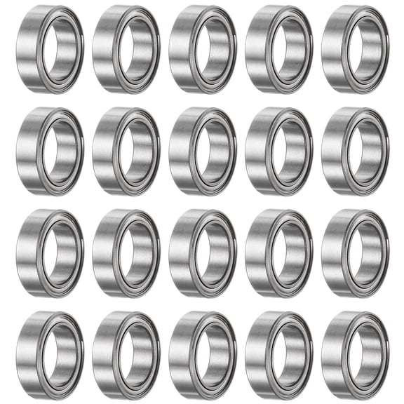 20 Packs MR128ZZ Deep Groove Ball Bearings 8x12x3.5mm Chrome Steel Miniature Bearing Double Shielded, P6 (ABEC 3)